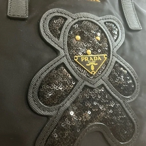 PRADA 2 WAY BEAR TOTE - Picture 4 of 16